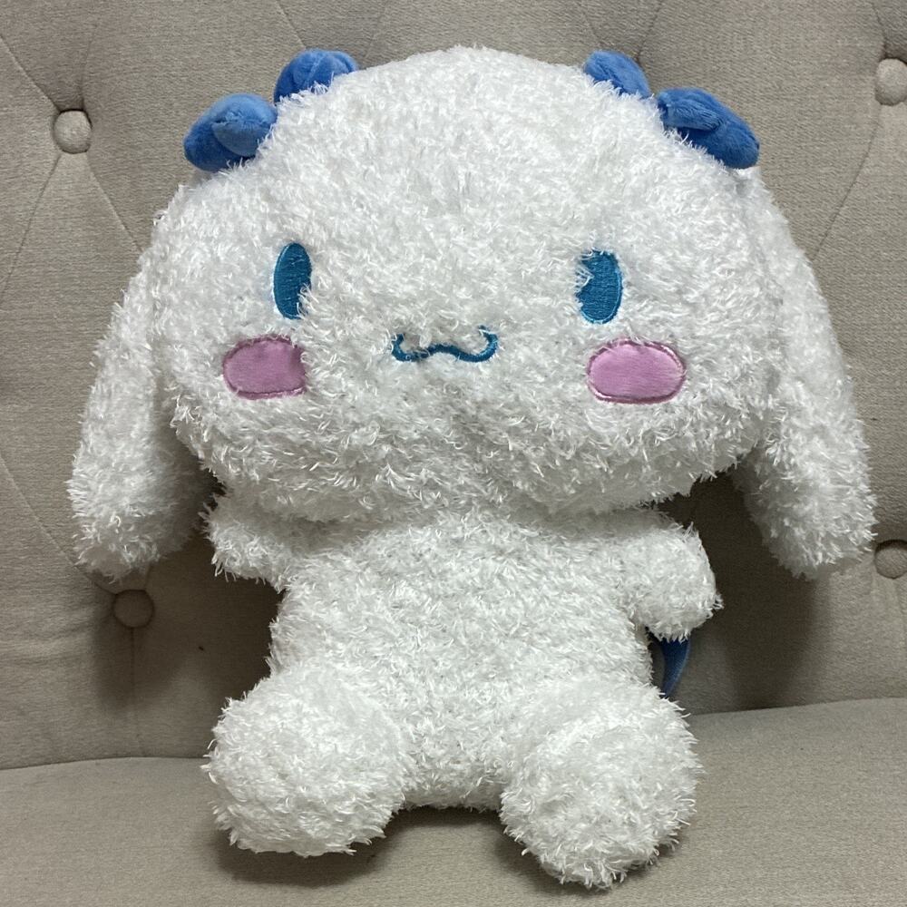 NWT Sanrio Cinnamoroll Plush Backpack Kawaii Stuffed Animal Lightweight Anime